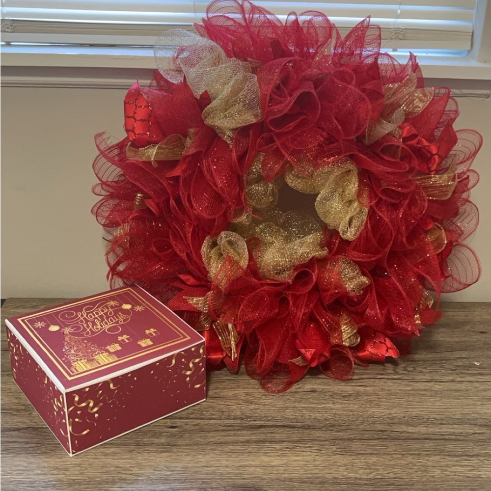 Custom Red and Gold Wresth